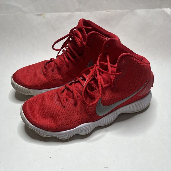 Nike Hyperdunk 2017 TB  Basketball Shoes University Red White 897808-600 Size 12 - Picture 1 of 9